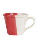 Duplicité - Tasse bi-colors  rouge  et creme 20cl (par2)