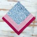 Santa Rosa - Nappe rectangle esprit etchnique rose et bleu 