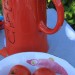 Eau - Pichet à eau mandarine en céramique  d12XH21Cm