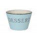 Apéro  -  Bol  dessert   bleu lagon en céramique (par6) 