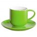 Coppa  - Tasse à  expresso  kiwi   en  porcelaine  (par2)