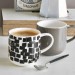 Colors it - Mug blanche et noire   40cl cm en porcelaine