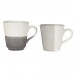 Duplicité - Tasse bi-colors gris et creme 20cl (par2)